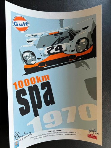 Signed 10x14 poster spa - signed,