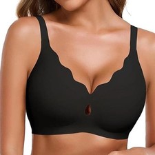 Womens Comfortable Push Up Wireless Bras  Seamless Bras Jelly Bra ( Size M )