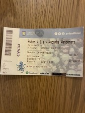 football match ticket stubs