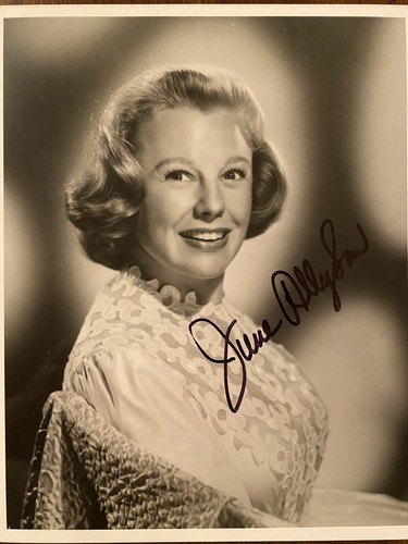 June allyson signed - allyson,