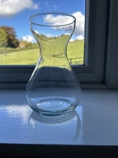 Vintage Clear Glass Hyacinth Bulb Vase