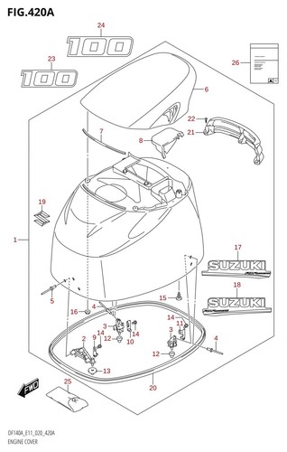 Suzuki genuine nut dt55 - suzuki, marine