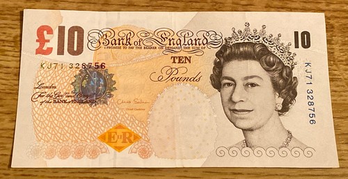 Bank england old 10 - of,