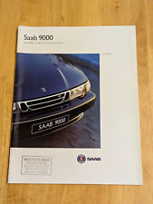 Saab 9000 1995 Brochure Prospekt inc. Aero, Griffin