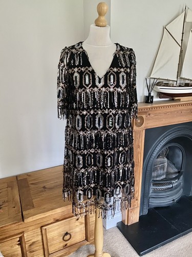 Zara black sequinned - zara, mini