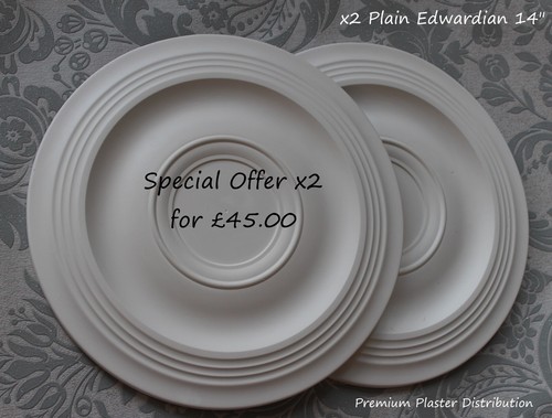 Plaster ceiling roses the - x2,