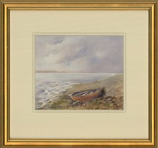 Carol Frarey - Contemporary Watercolour, Molly the Rowing Boat