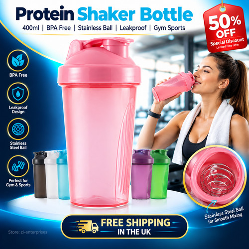 400ml protein shaker bottle - protein,