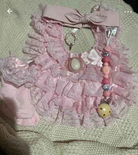 Reborn baby doll girly - , pink