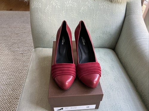 Ladies audley red leather - red,