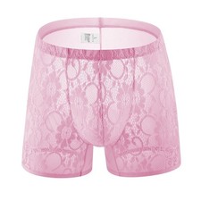 Mens Breathable Lace Boxer