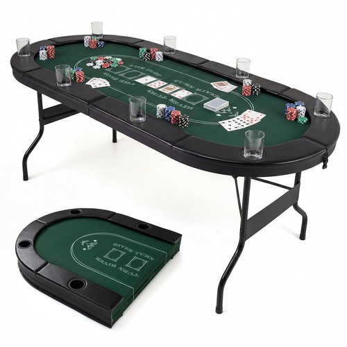 Foldable poker table player - foldable, 8