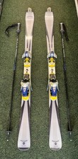 Salomon Axecleaver 10 158cm Downhill Skis/Bindings with Goode Maximum 7101 Poles