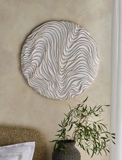 Next White XL Abstract Circle