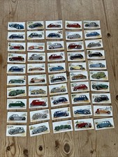 John Players Cigarette Cards Complete Set Motor Cars
