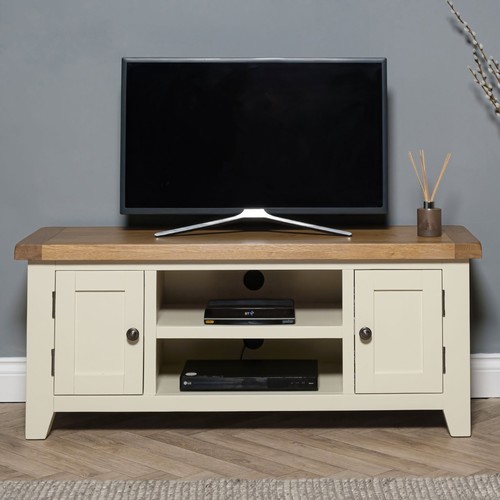 Large painted cream oak - painted,