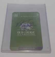 NICK FALDO SIGNED GOLF