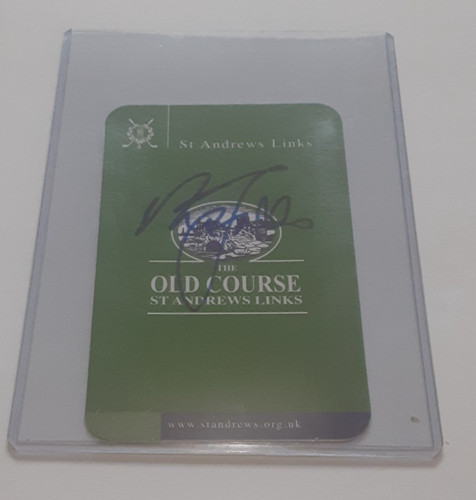 Nick faldo signed - nick,