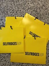 Selfridges shopping bags (medium) glossy sturdy