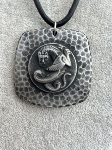 Dragon pendant grey - dragon,