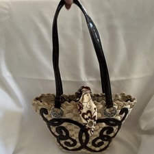 Brighton Beige Straw Basket