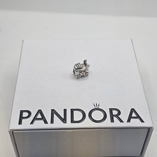 Genuine Pandora Gold Crown Two Tone Royal Baby 2013 Pram Charm ALE 925 791209CZ