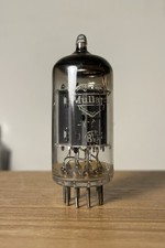 Mullard ECC83 Double Triode B8G Long Plate Halo Tests Good Made in England