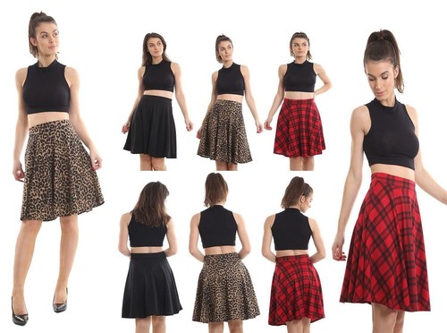 Women ladies pleated - women’s,