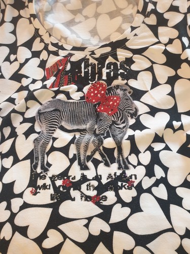 Moschino ladies zebra tee - moschino,