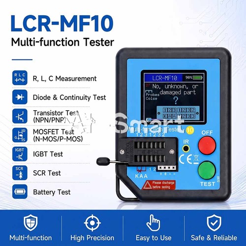 Lcr mf10 tft transistor - lcr-mf10, tester