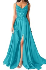 Sparkly Chiffon Prom Dresses