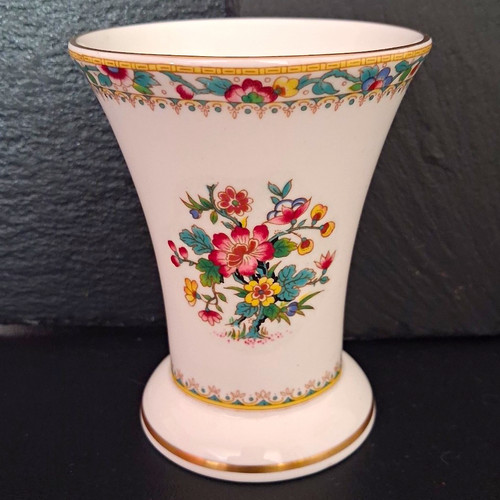 Coalport ming rose - rose, bone