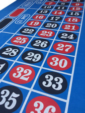 Large blue roulette felt - large,