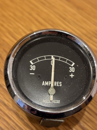 Vintage ammeter 30-0-30