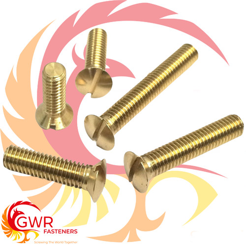 2ba brass raised - raised, countersunk