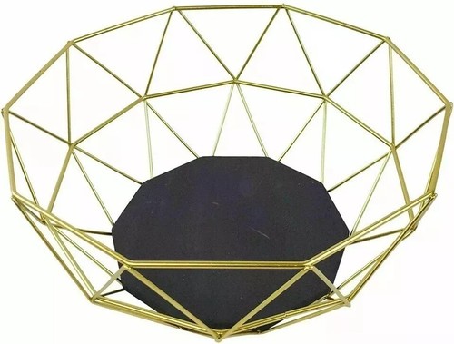 Chrome swinging fruit bowl - chrome,