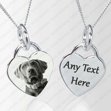 Birthstone Pet Photo Heart