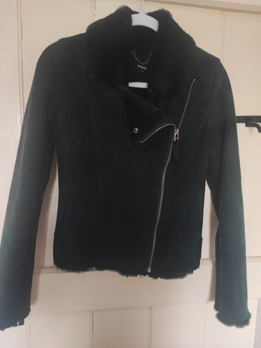 Oasis suede biker - suede, xs