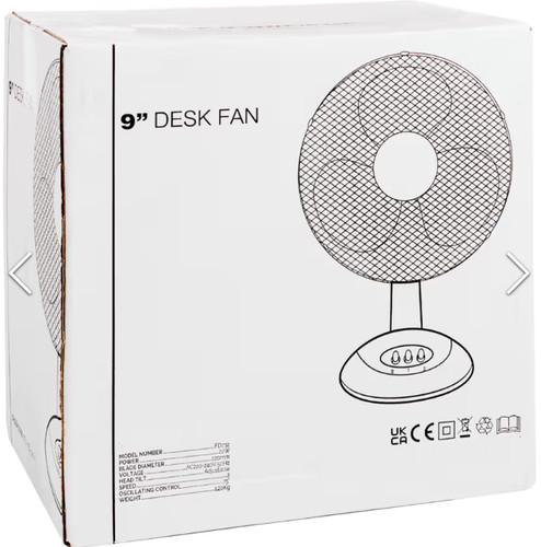 Inch desk fan with quiet - desk,