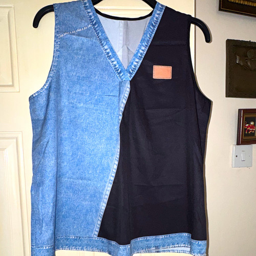 Women blue black denim - blue/black,