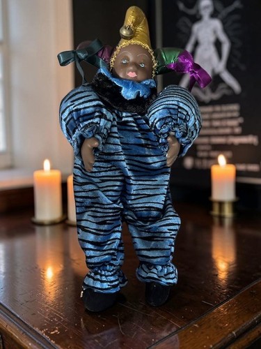Haunted jester doll new - jester,