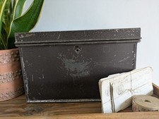 Vintage Metal Box Document