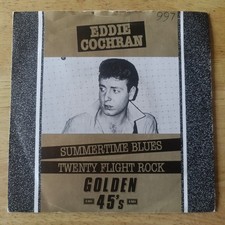 Eddie Cochran: Summertime Blues 7" Single Tested G45 19
