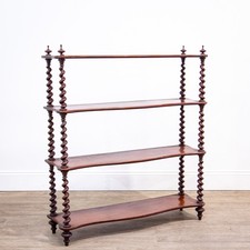 4 Tier Victorian Mahogany