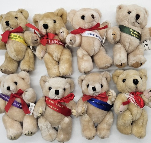 Vintage mini teddy bear - vintage,