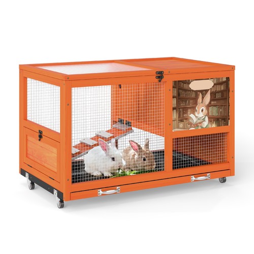 36inches wood rabbit hutch - 36inches,