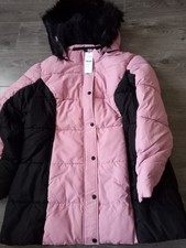 Yours Black And Pink Puffer