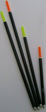 NIGHT FISHING FLOATS - SET OF x 4  Inc. x 4 CHEMICAL LIGHT STICKS