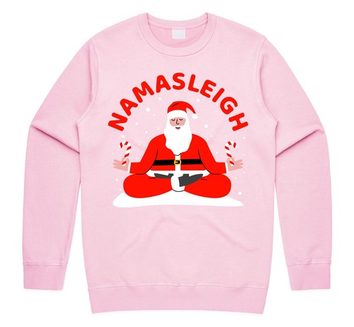 Namasleigh christmas jumper - christmas,