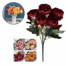 Elegant Silk Peonies for